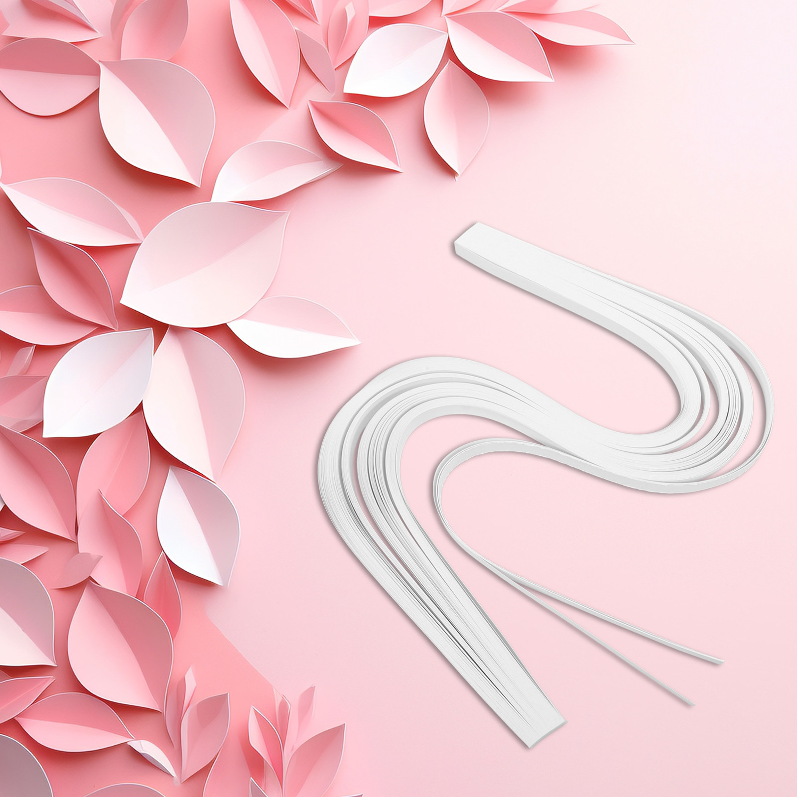Art Quilling Craft - 2Sets Single Color Quilling Paper Kit