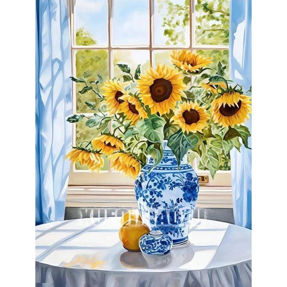 Art Craft Ideas With Paper - RUOPOTY Sunflower Diamond Painting Kits Wall