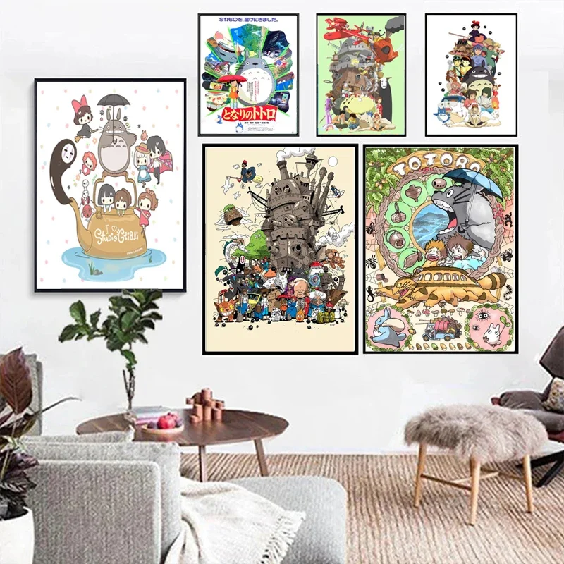 Art Craft Movement - Picture Poster Studio Ghibli Pays Tribute
