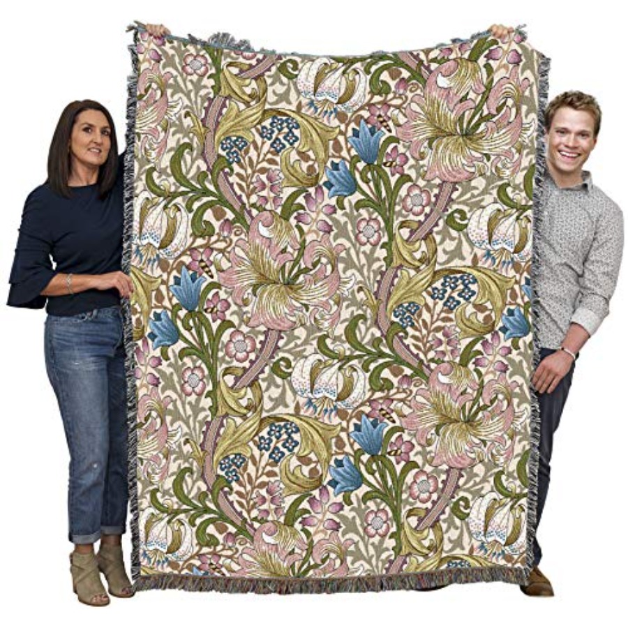 Art Craft William Morris - William Morris Golden Lily Blanket -