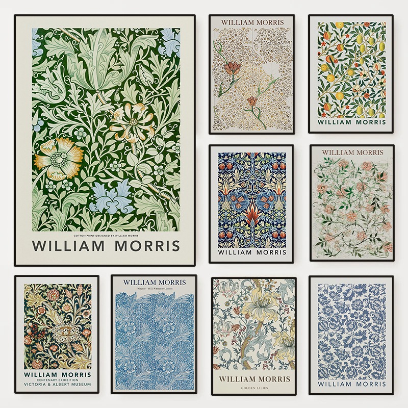Art Craft William Morris - Modern William Morris Garden Flower Poster