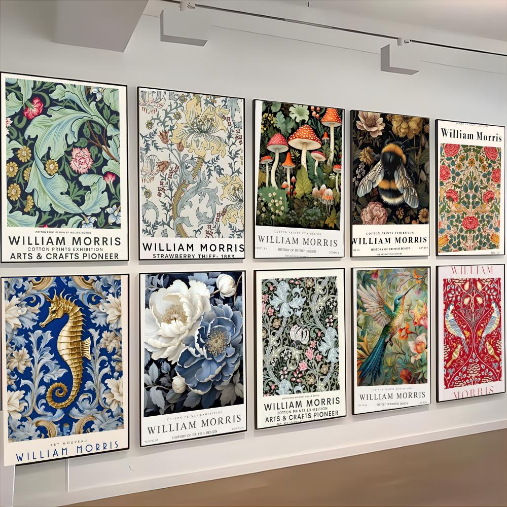 Art Craft William Morris - Vintage William Morris Poster Posters Retro