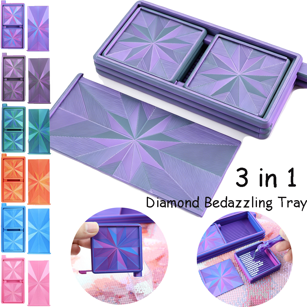 Art Craft Board - 3 in 1 Diamond Art Trays