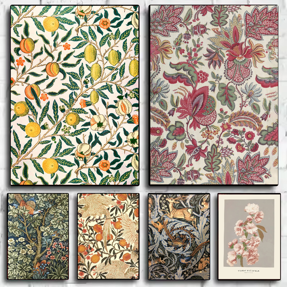 Art Craft William Morris - William Morris Art Animals Flowers Poster