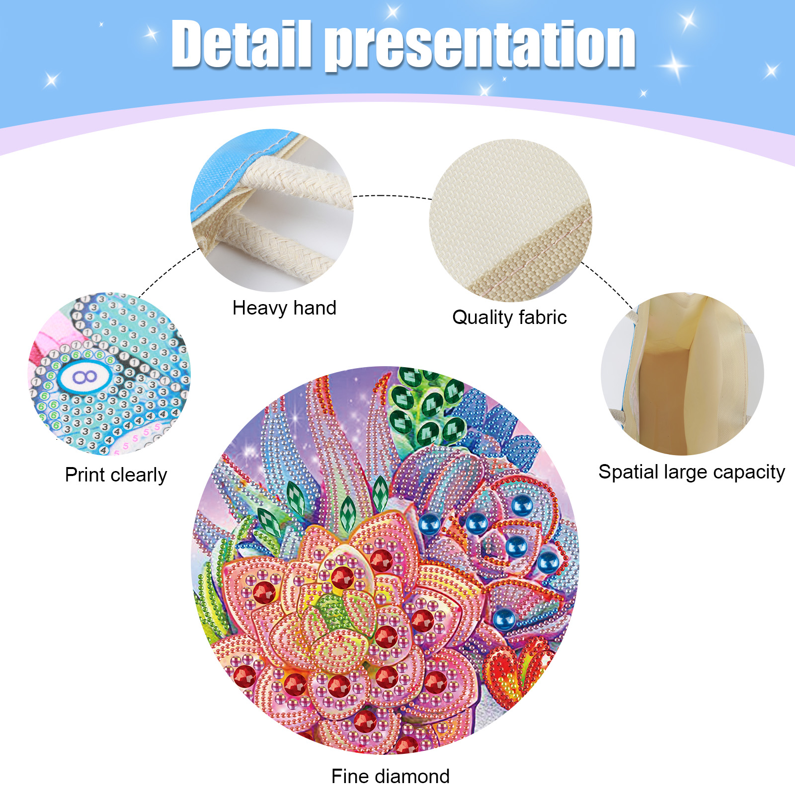 Diamond Art Painting Handbag K - Art Craft Shop avaliação e preço