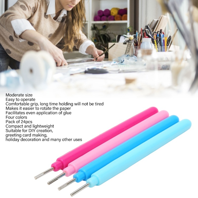 24pcs Paper Quilling Tools 4 C - Art Quilling Craft avaliação e preço