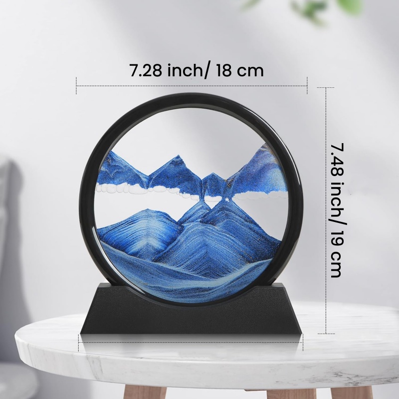 3D Hourglass Quicksand Moving  - Art Craft Movement avaliação e preço