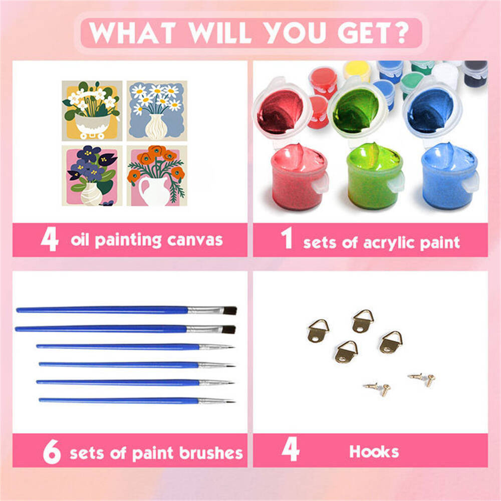 HUACAN Easy-to-learn Colorful  - Art Craft Number avaliação e preço