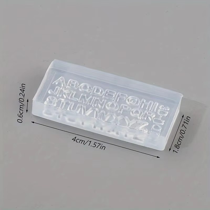 3D Letter Nail Art Silicone Mo - Art And Craft Letter Z avaliação e preço