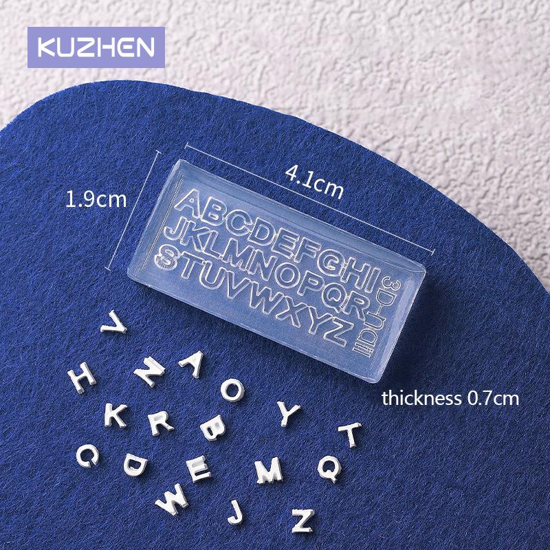A-Z Letters Nail Art Silicone  - Art And Craft Letter Z avaliação e preço