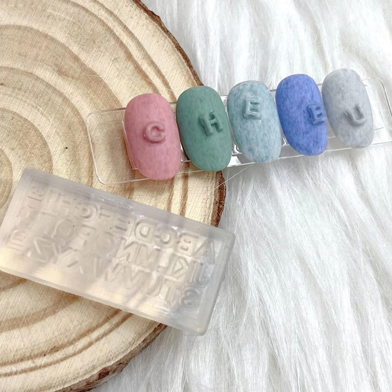 A-Z Letters Nail Art Silicone  - Art And Craft Letter Z avaliação e preço