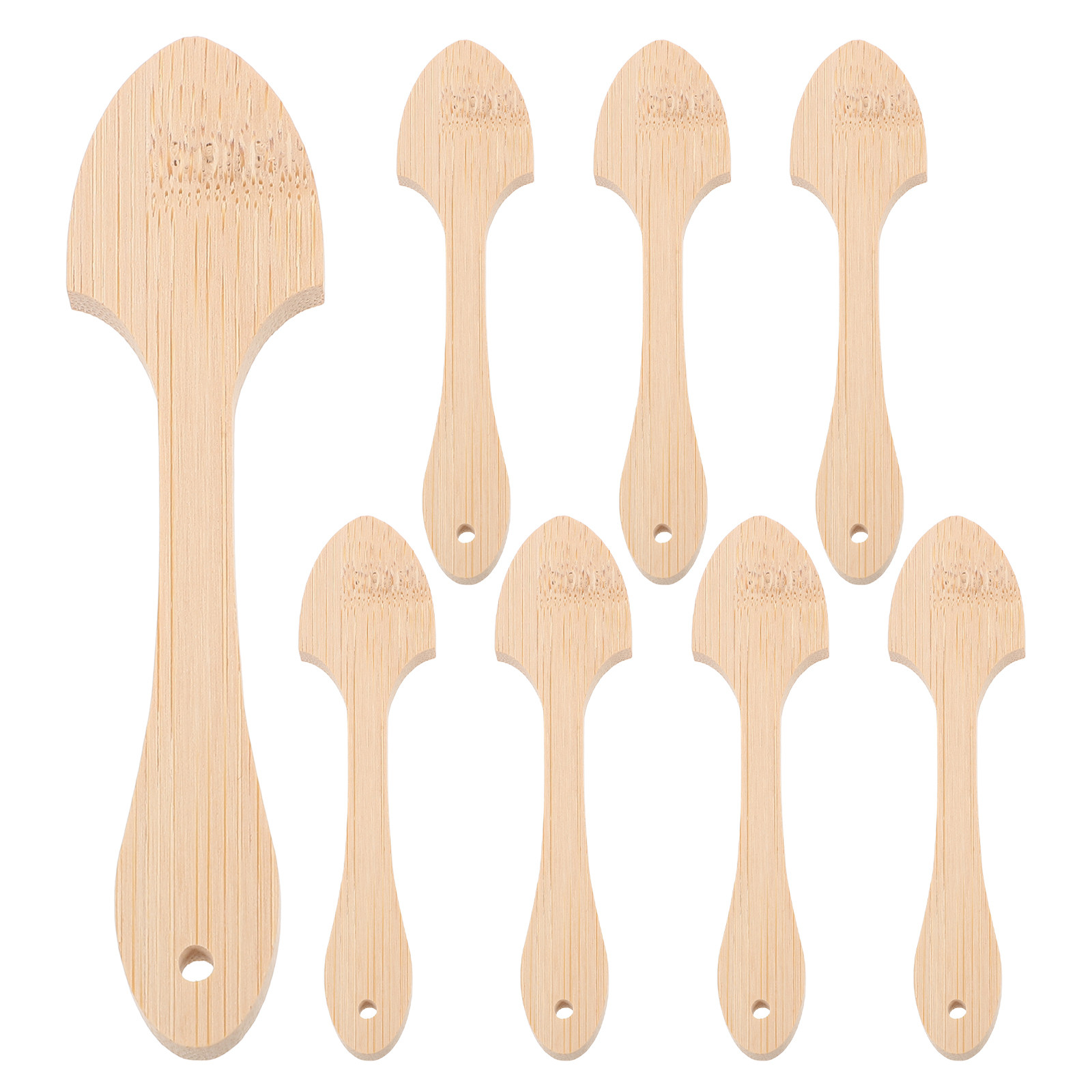 8pcs Wooden Fan Handles Bamboo - Art Craft Store avaliação e preço