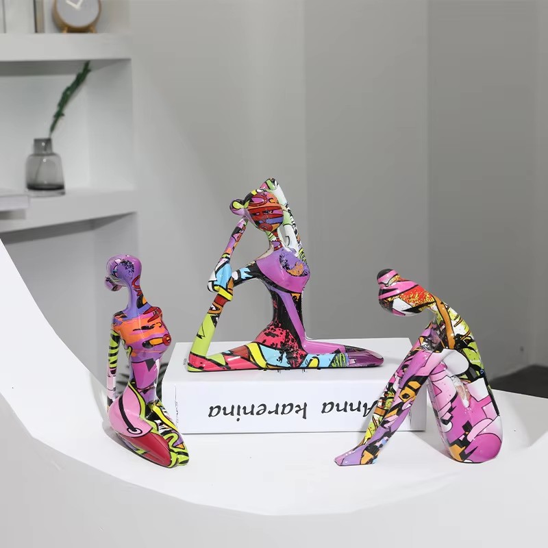Creative Modern Resin Art Colo - Art Craft Store avaliação e preço