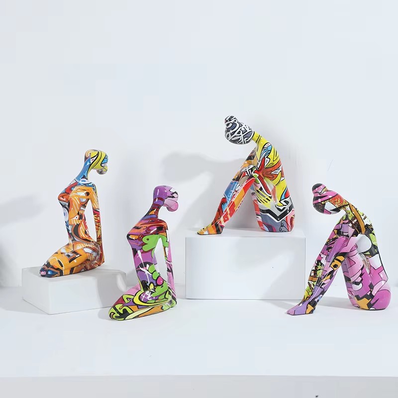 Creative Modern Resin Art Colo - Art Craft Store avaliação e preço