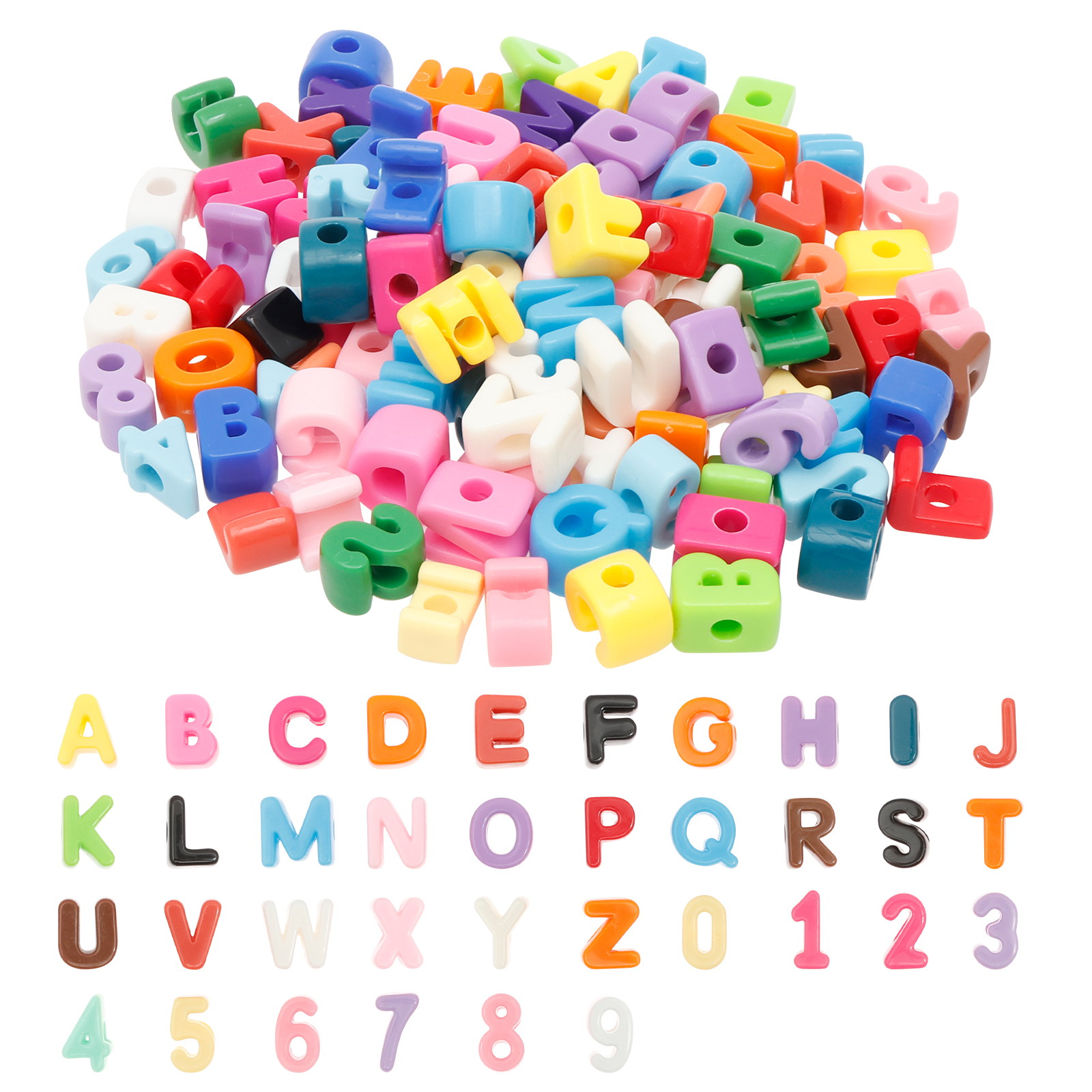 36/108Pcs 6mm Hole Chunky Acry - Art And Craft Letter Z avaliação e preço