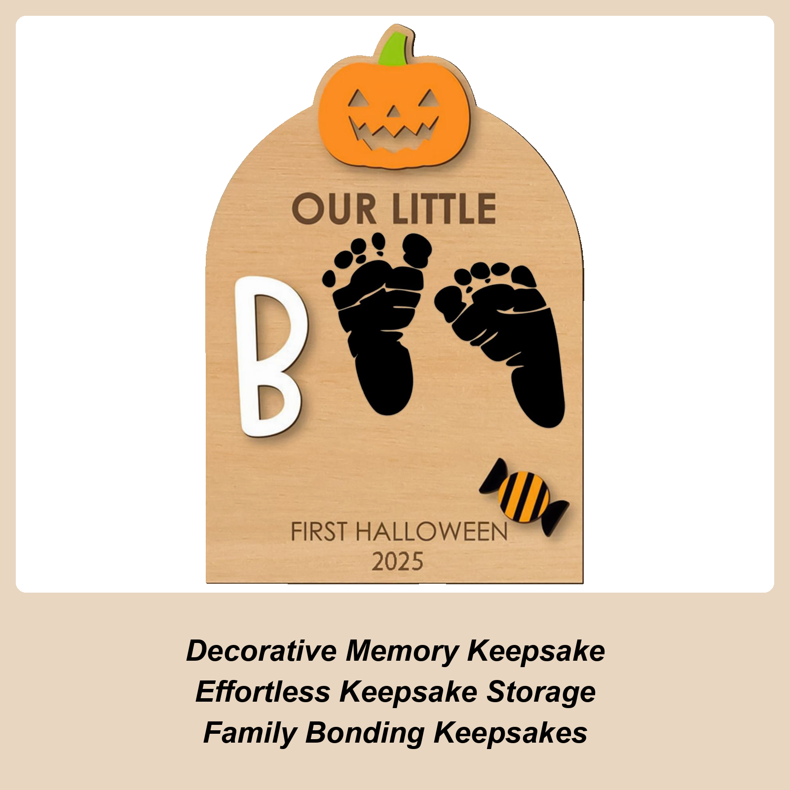 Foot Print Kit For Baby Hallow - Art Craft Board avaliação e preço