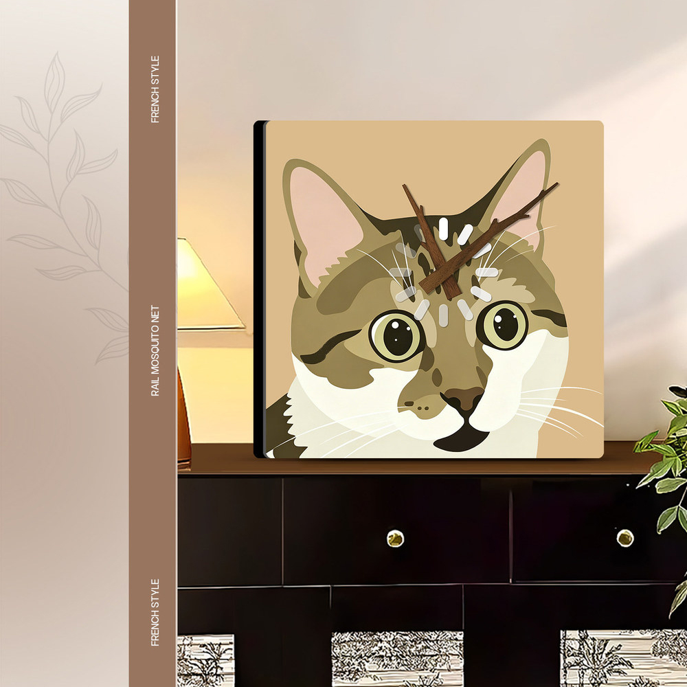 25X25CM Creative Daze Cat Desk - Art Craft Movement avaliação e preço