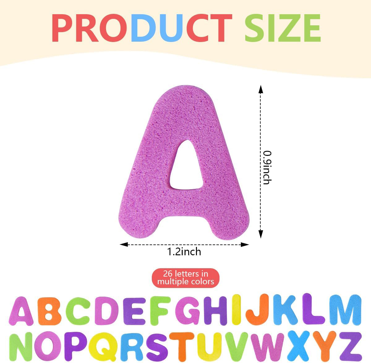 156-468pcs Foam Letter Sticker - Art And Craft Letter Z avaliação e preço