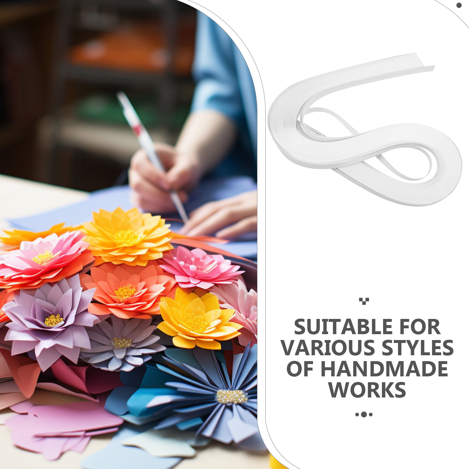 2Sets Single Color Quilling Pa - Art Quilling Craft avaliação e preço