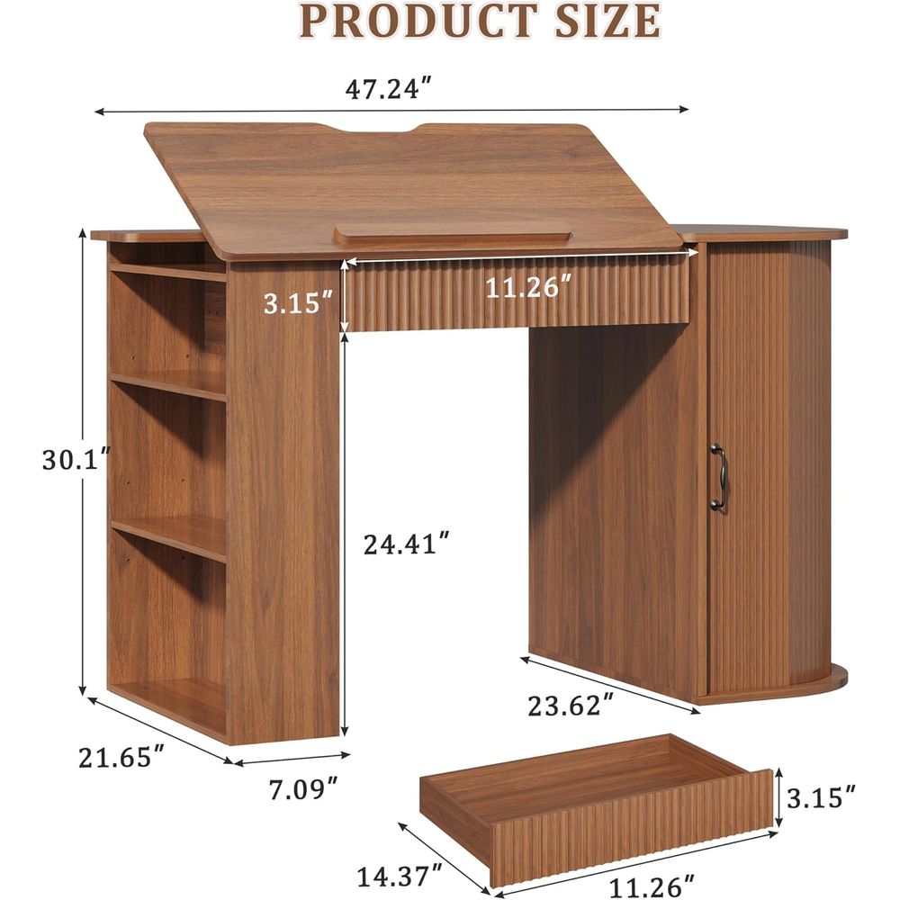 Storage Cabinet Desk with Draw - Art & Craft Paper Origami avaliação e preço