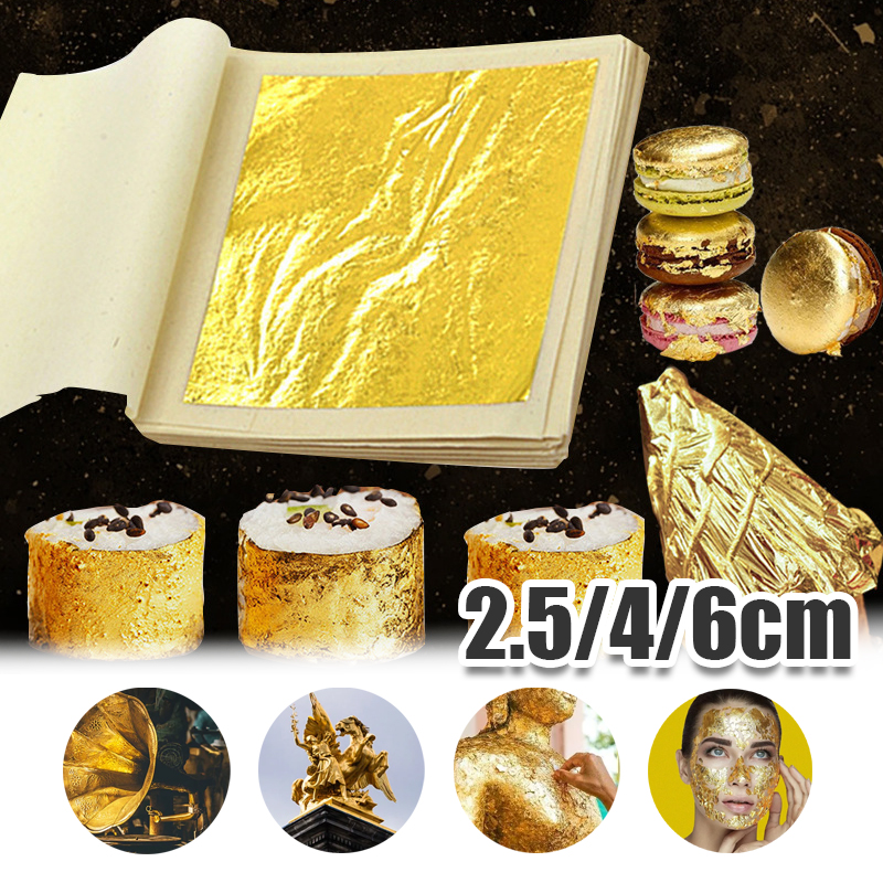 Real 24K Gold Leaf Sheets in 3 - Art Craft With Leaves avaliação e preço