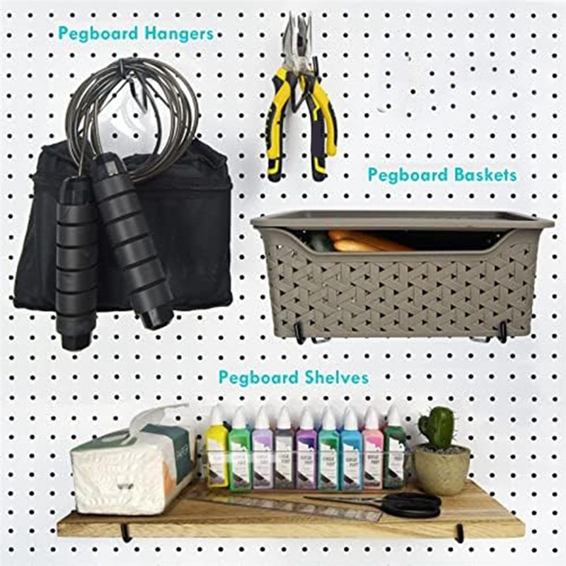 75STO-Peg Board Shelf Hooks, 8 - Art Craft Board avaliação e preço