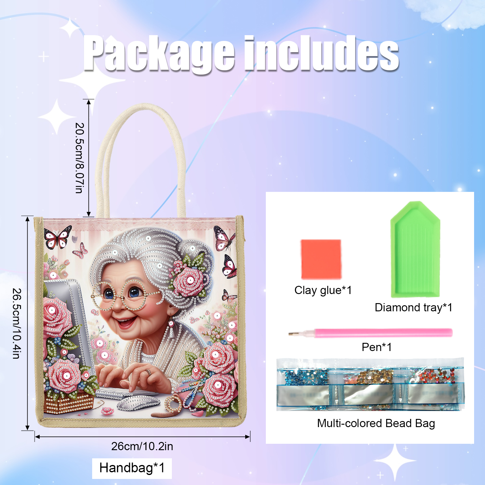 Diamond Art Painting Handbag K - Art Craft Shop avaliação e preço