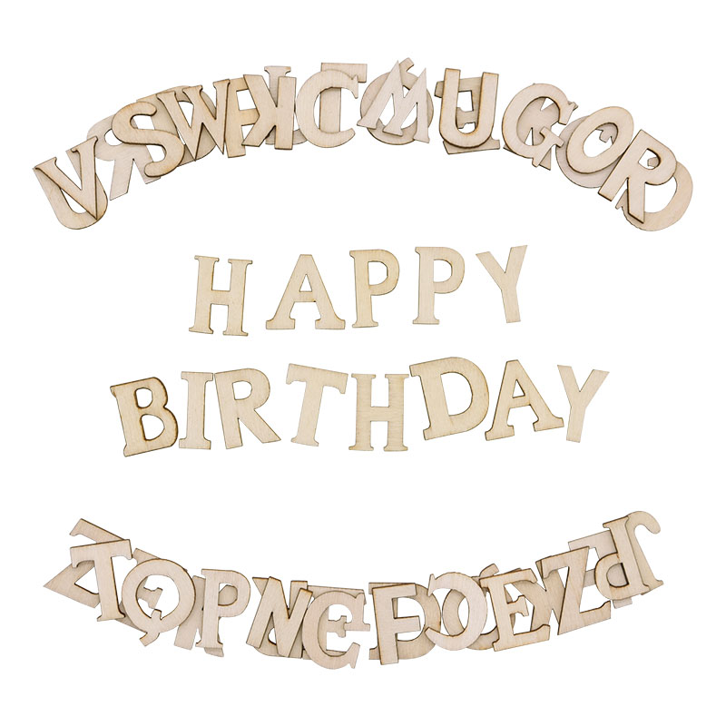 100pcs Wood English Alphabet D - Art Craft Number avaliação e preço