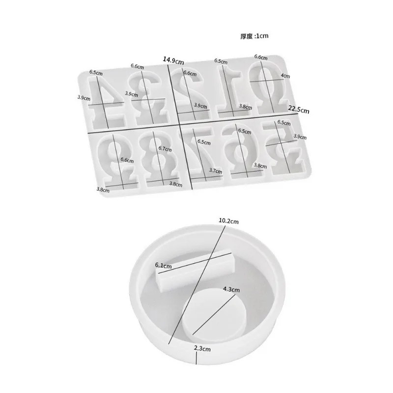 2pc Birthday Cake Silicones Mo - Art Craft Number avaliação e preço