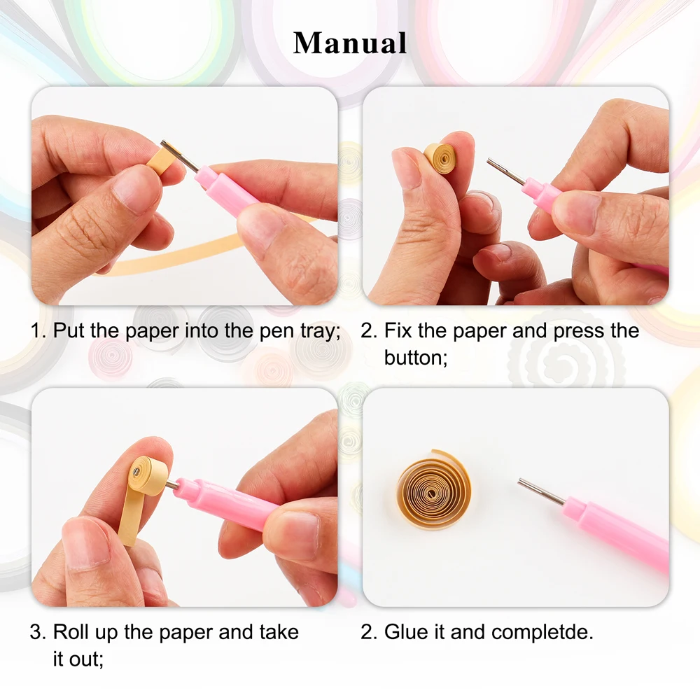 100strips/pack Gradient Color  - Art Quilling Craft avaliação e preço