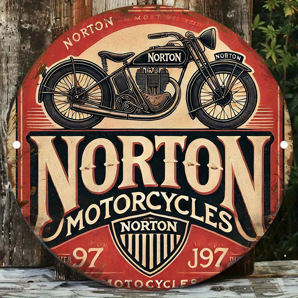 2D flat 1pc retro NORTON Motor - Art Craft Movement avaliação e preço