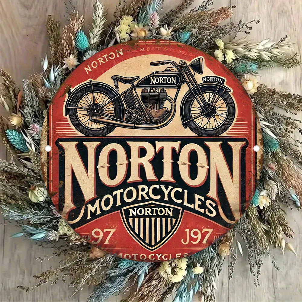 2D flat 1pc retro NORTON Motor - Art Craft Movement avaliação e preço