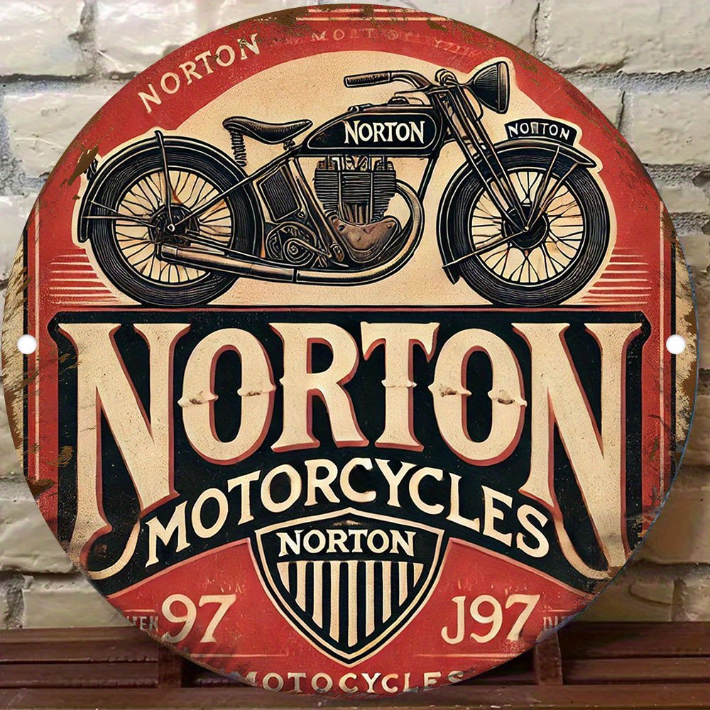 2D flat 1pc retro NORTON Motor - Art Craft Movement avaliação e preço