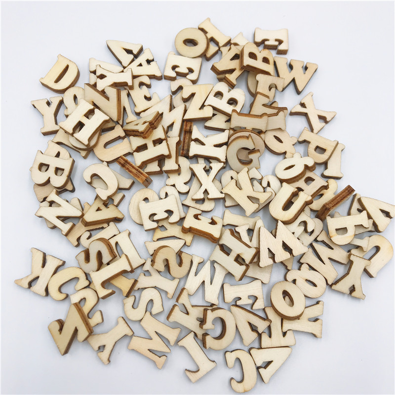 100/200/400PCS Mini Unfinished - Art And Craft Letter Z avaliação e preço