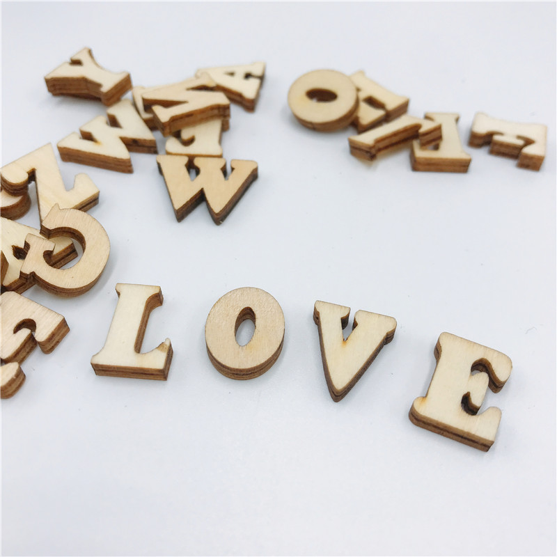 100/200/400PCS Mini Unfinished - Art And Craft Letter Z avaliação e preço