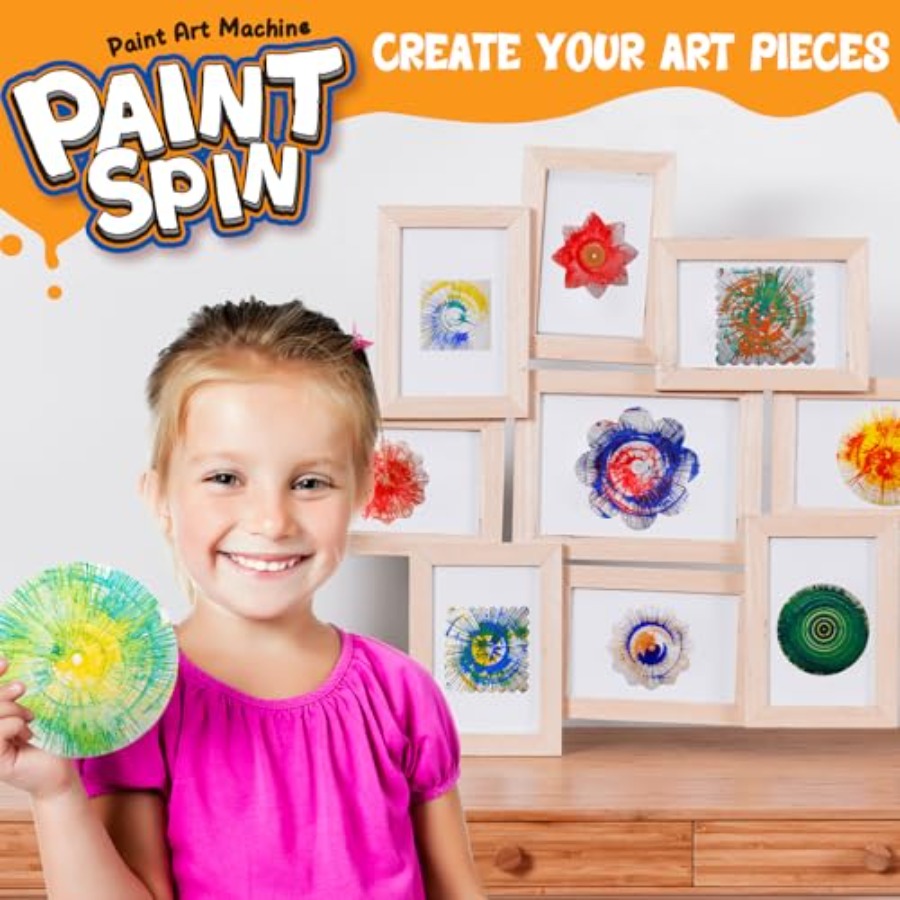 Spin Art hine for,Paint Spinne - Art Craft Board avaliação e preço