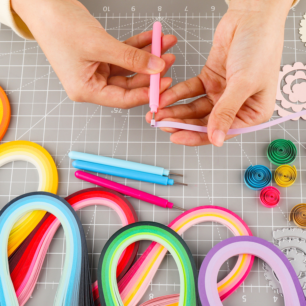 100strips/pack Gradient Color  - Art Quilling Craft avaliação e preço