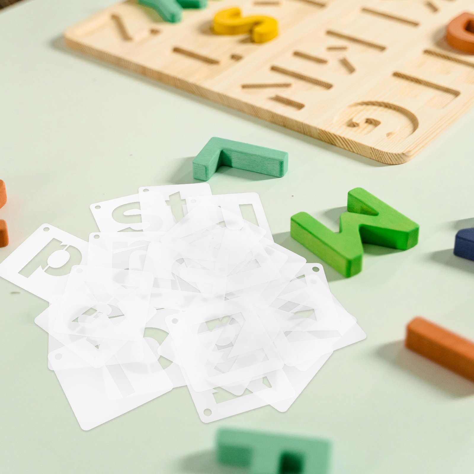 1Set Plastic Alphabet Stencils - Art And Craft Letter Z avaliação e preço