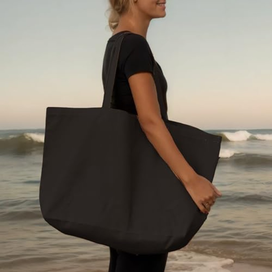 Large Canvas Tote Bag - Reusab - Art Craft Shop avaliação e preço