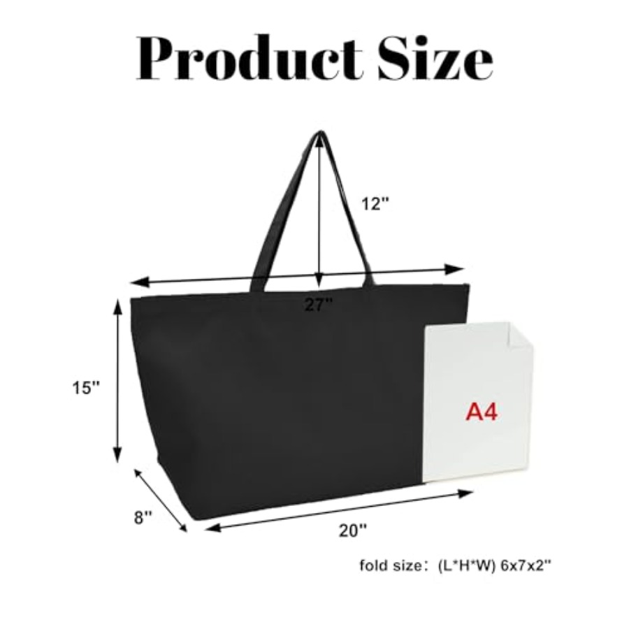 Large Canvas Tote Bag - Reusab - Art Craft Shop avaliação e preço
