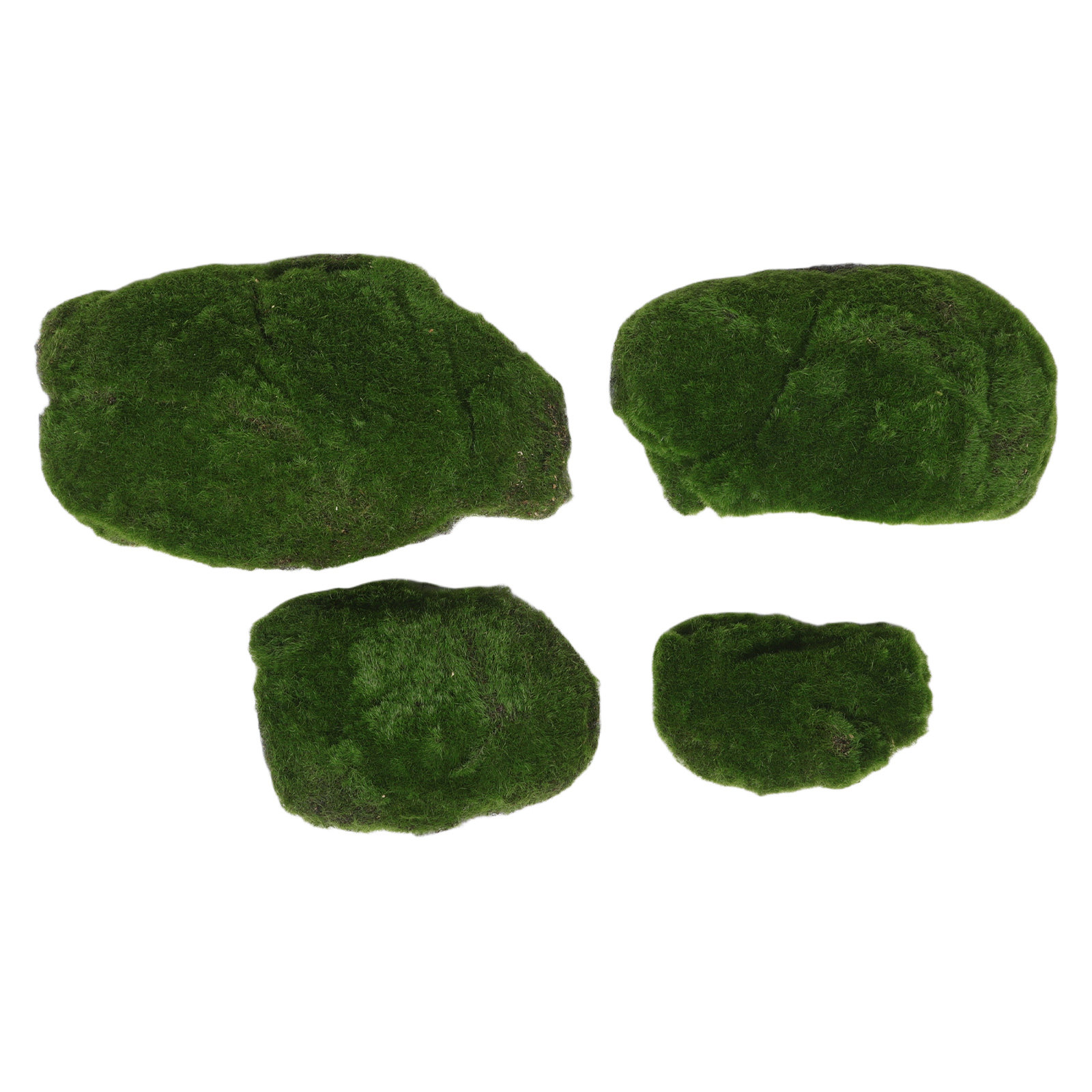 4Pcs Artificial Faux Moss Ston - Art Craft With Leaves avaliação e preço