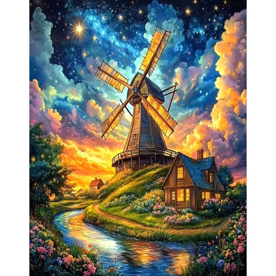 RUOPOTY Windmill Diamond Paint - Art Craft Ideas With Paper avaliação e preço