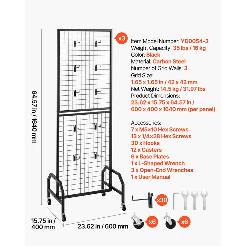 3 Packs Mesh Wall Grids 1.9 x  - Art Craft Board avaliação e preço