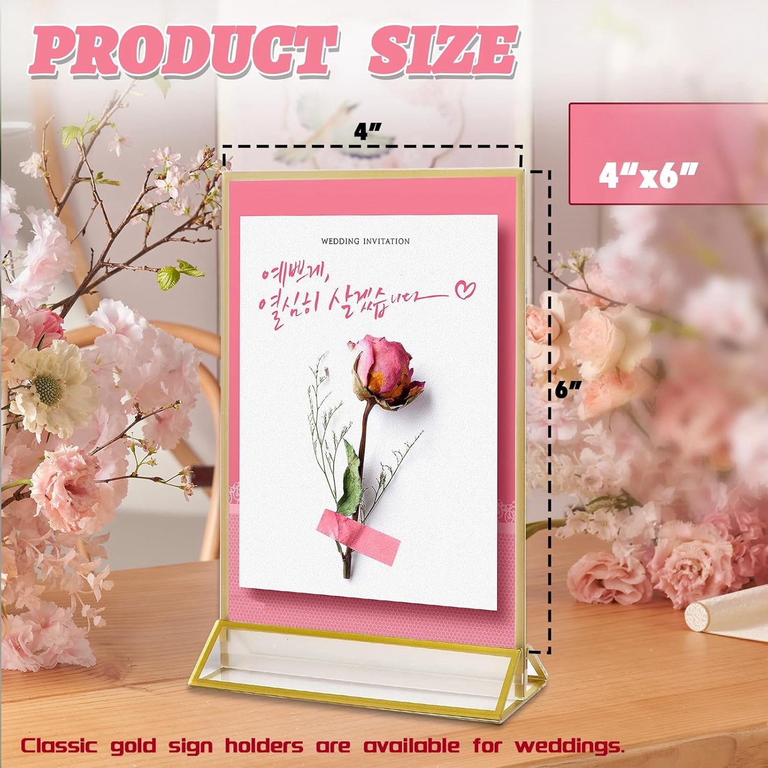 4x6inch Acrylic Sign Holder Wi - Art Craft Movement avaliação e preço