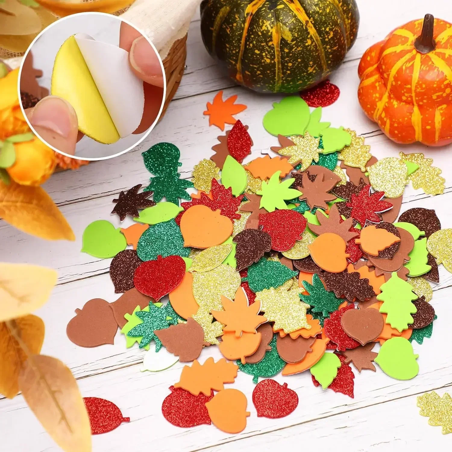 Thanksgiving, Fall Craft Kit F - Art Craft With Leaves avaliação e preço