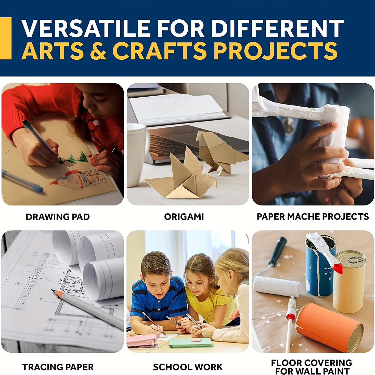 Kraft Paper Roll Ideal For Pac - Art Craft Board avaliação e preço