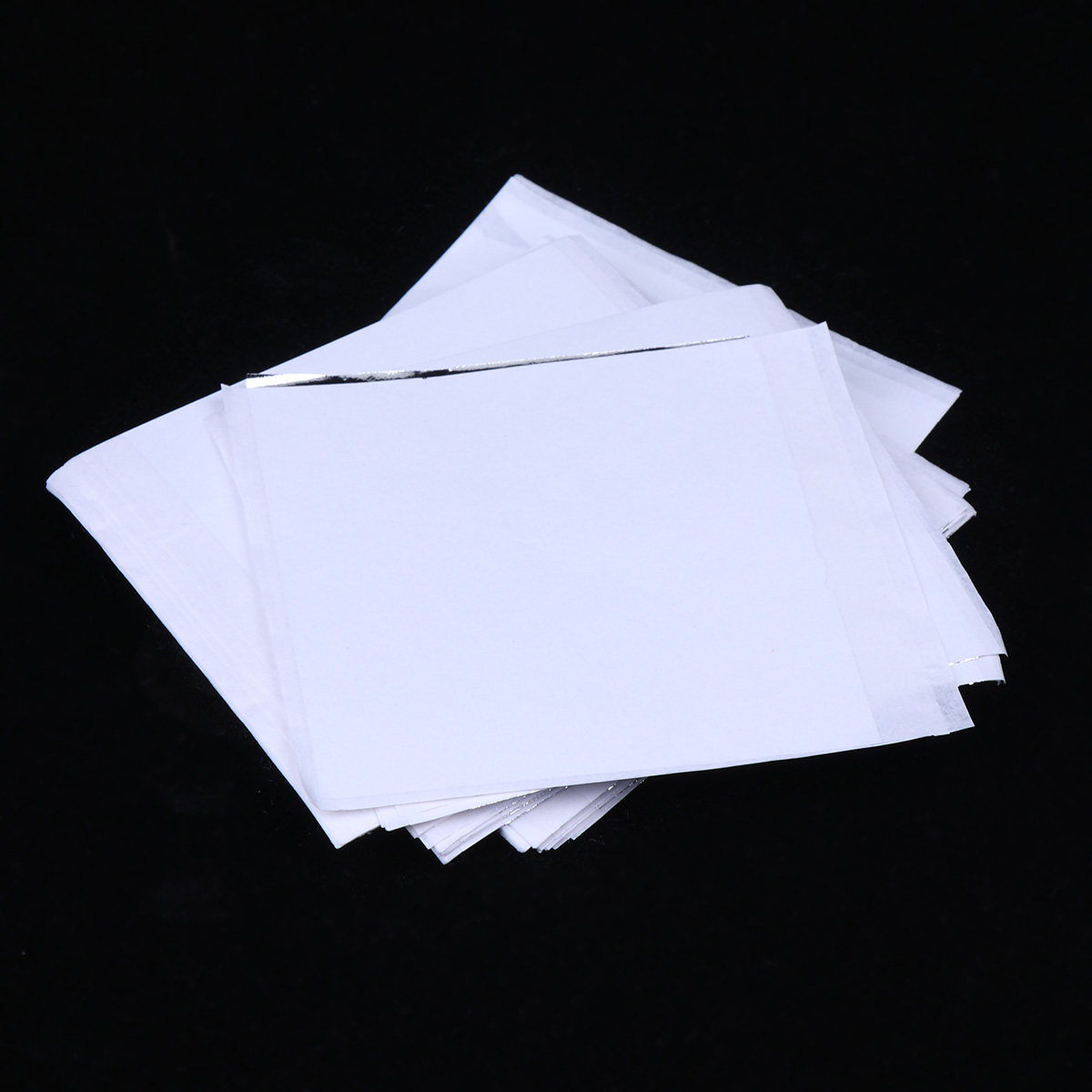 100 Sheets 9x9cm Imitation Sil - Art Craft With Leaves avaliação e preço