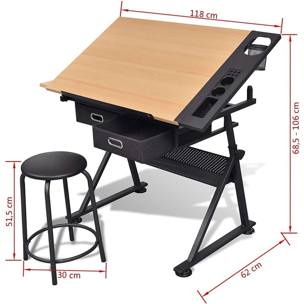 Adjustable Height Drafting Tab - Art & Craft Paper Origami avaliação e preço