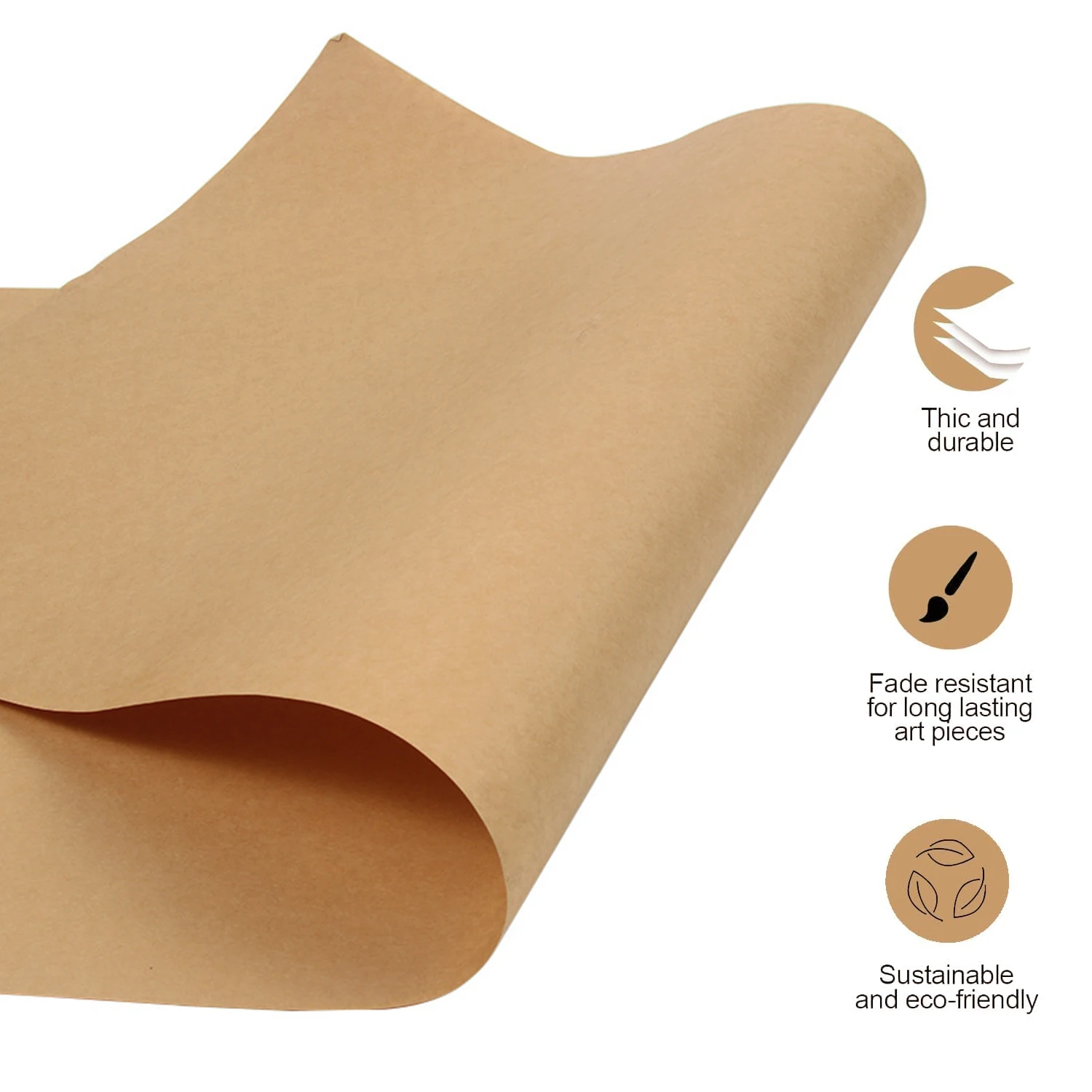5/10m Brown Kraft Paper Roll F - Art Craft Movement avaliação e preço