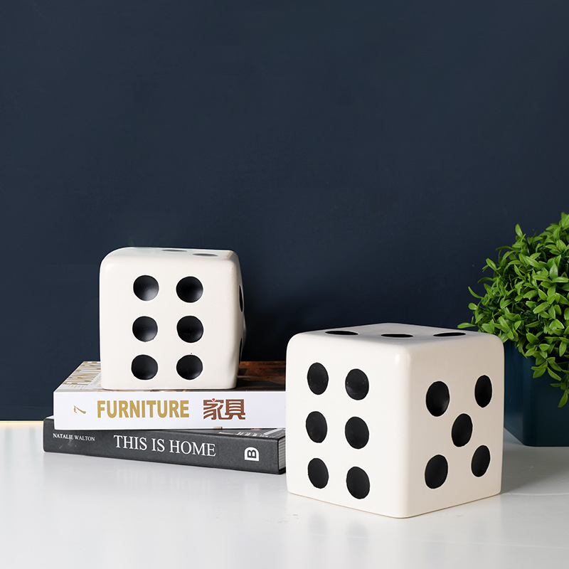Ceramic Dice Crafts Bookcase T - Art Craft Store avaliação e preço
